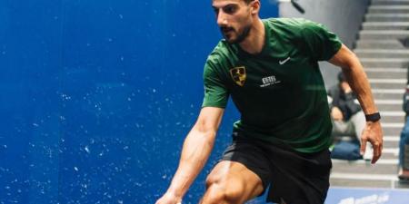 مازن هشام ينسحب من بطولة هونج كونج للإسكواش بسبب الإصابة