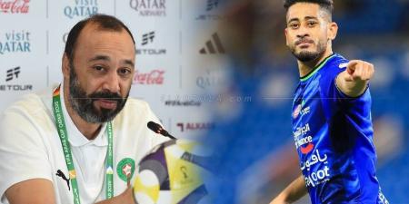 السكتيوي: "هناك أمور خاصة لا يمكن الكشف عنها منعت باتنا من الحضور.. إنه لاعب موهوب وإنسان كبير يحق لكل مغربي الافتخار به"