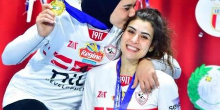 شروق فؤاد لاعبة طائرة الزمالك تعلن اعتزالها