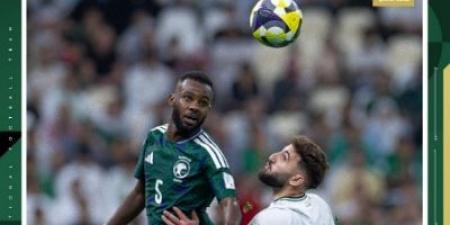 التعادل يحسم الوقت الأصلي لمواجهة الأخضر وفلسطين