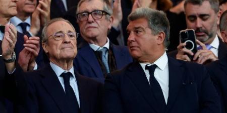 لابورتا يرد على بيريز: "يعانون من شيء اسمه برشلونة وهذا مرض مزروع في قلب كل المدريديستا"