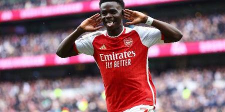 أرسنال يتحرك لتأمين مستقبل ساكا بعقد تاريخي