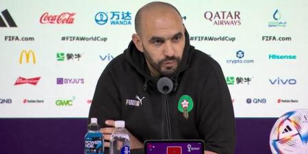 الركراكي قبل افتتاح كأس الأمم: الضغط علينا إيجابي وشكرا لـ أشرف حكيمي