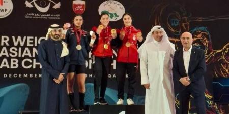 تألق لافت لمنتخب مصر لرفع الأثقال في البطولة العربية بقطر