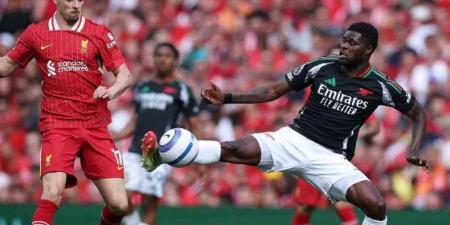 موعد مباراة أرسنال ضد ليفربول في الدوري الإنجليزي