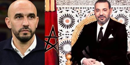 الركراكي: "الملك بعث لنا رسالة مؤثرة ساعدت اللاعبين بعد المباراة ضد مالي"