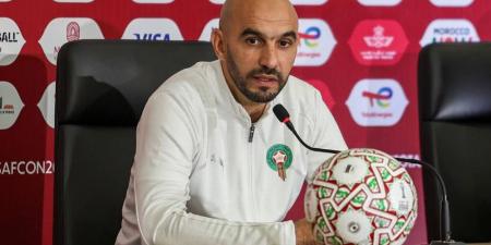 الركراكي: "جاهزون بدنيا وذهنيا لمواجهة السنغال وإذا كان هناك لاعب ليس في كامل إمكاناته لن يخوض المباراة"