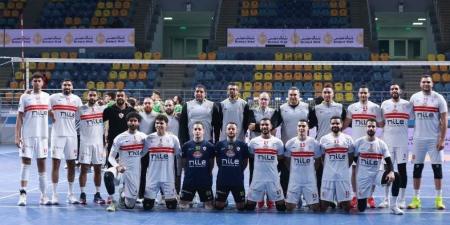 الزمالك يفوز على الاتحاد السكندري في كأس السوبر المصري للكرة الطائرة رجال