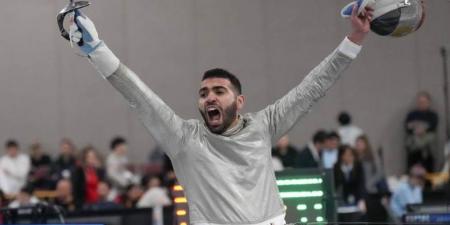 زياد السيسي: برونزية كأس العالم للسلاح دافع قوي نحو حلم الميدالية الأولمبية