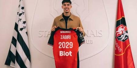 رسميا/ ستاد رين الفرنسي يعلن تعاقده مع الزابيري حتى 2029