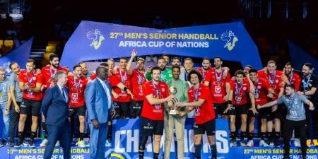 الاتحاد الإفريقي لكرة اليد يهنئ مصر بالتتويج بلقب أمم أفريقيا للرجال في رواندا