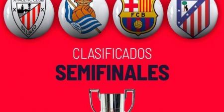 قرعة نارية لكأس ملك إسبانيا.. برشلونة يصطدم بـ أتلتيكو مدريد في نصف النهائي