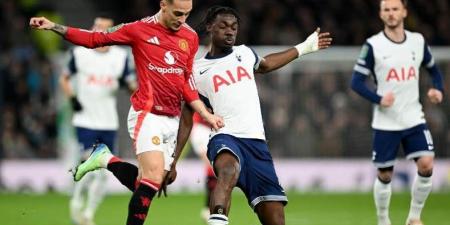 التشكيل المتوقع لمباراة مانشستر يونايتد ضد توتنهام في الدوري الإنجليزي