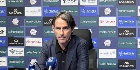 إنزاغي: لعبنا مباراة ممتازة أمام الخلود.. والدقة سر السداسية