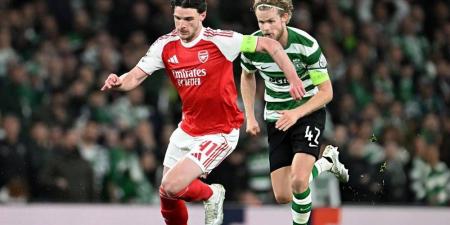 أرسنال يتجاوز سبورتينغ لشبونة ويضرب موعدا مع أتلتيكو مدريد في نصف نهائي دوري أبطال أوروبا