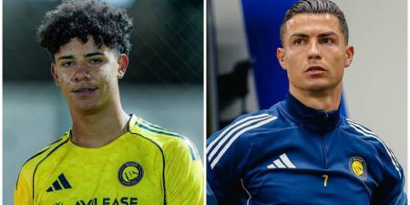 تقرير سعودي/ النصر يدرس تصعيد نجل كريستيانو رونالدو للفريق الأول خلال الموسم القادم