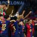 شاهد احتفالات برشلونة بالتتويج بلقب الدوري الإسباني "فيديو"