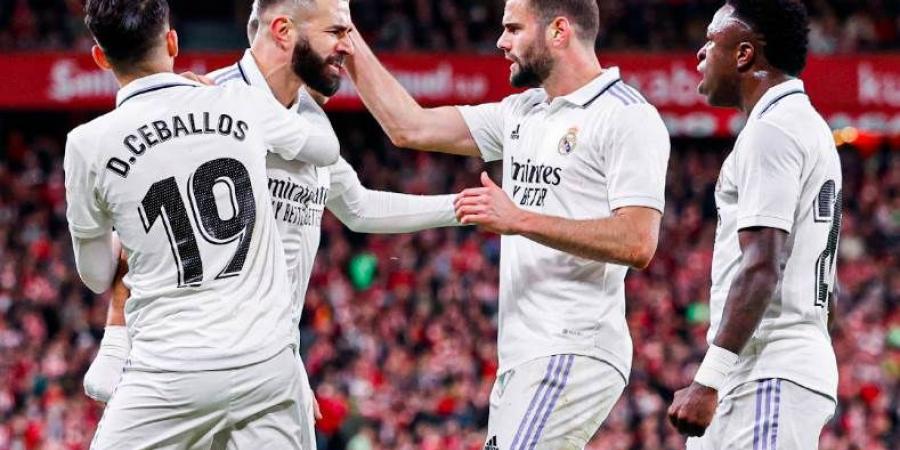 انتهت.. أتلتيك بلباو (0 - 2) ريال مدريد في الدوري الإسباني