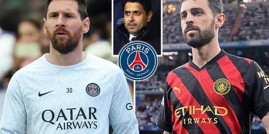 PSG 'have identified Bernardo Silva as their priority signing to replace Lionel Messi' this summer after impressive season at Man City... with the Argentine superstar expected to leave the club on a free transfer