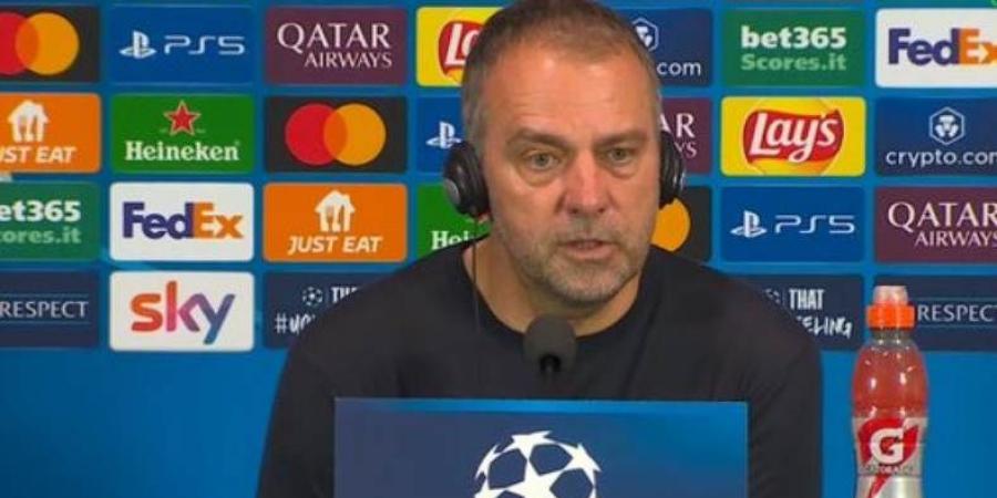 "كل قرار 50-50 كان لصالحهم".. هانز فليك ينتقد حكم مباراة برشلونة والإنتر