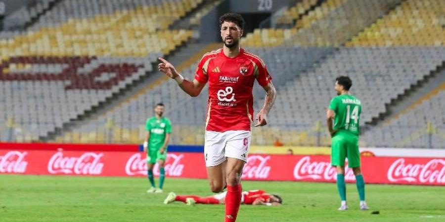 صنع وسجل.. وسام أبو علي يحصد جائزة رجل مباراة الأهلي والمصري