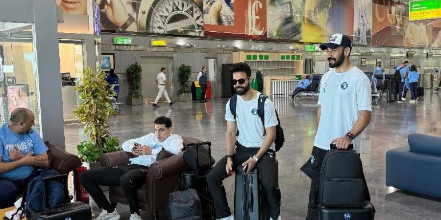 وصول بعثة بيراميدز إلى مطار القاهرة للسفر لجنوب إفريقيا لمواجهة صن داونز