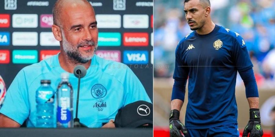 غوارديولا يثني على بنعبيد: "إنه حارس يتميز بكرات طولية مذهلة في الثلث الأخير من الملعب"