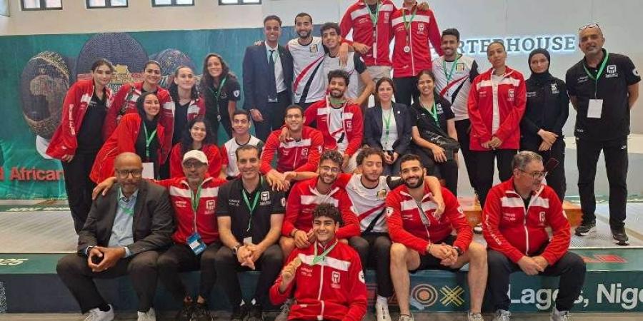 مصر تحصد ذهبية الفرق ببطولة إفريقيا لسلاح السيف بعد الفوز على تونس