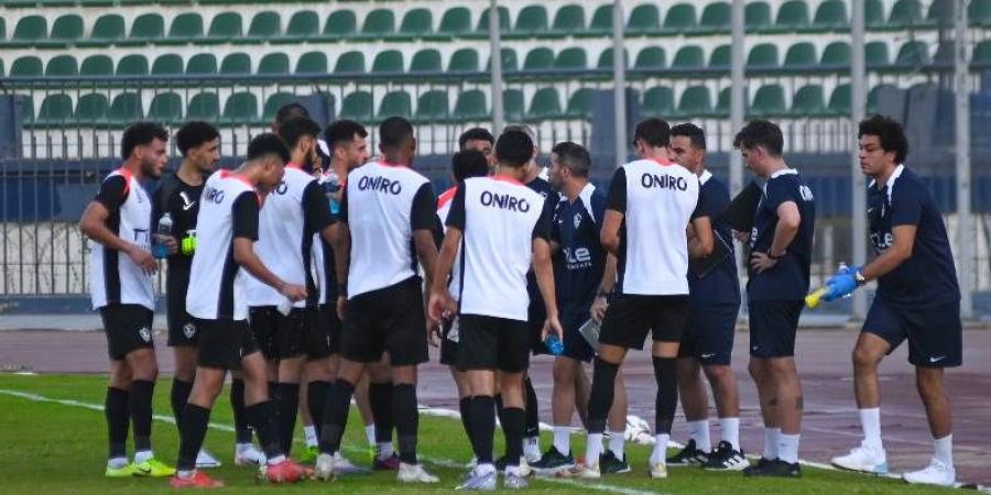 مران الزمالك| برنامج بدني خاص للاعبين.. وتقسيمة فنية بطول الملعب