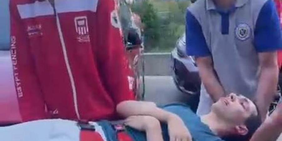 إصابة قوية لمحمد حمزة تنهي مشواره في بطولة العالم للسلاح بجورجيا