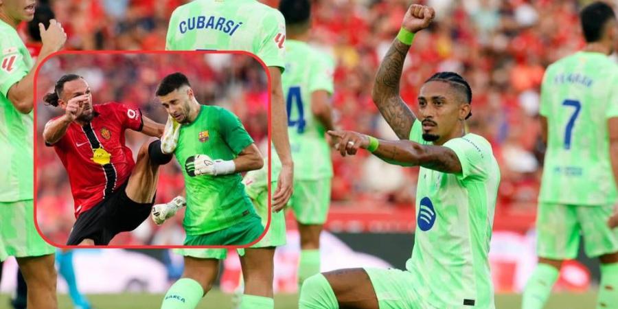 برشلونة يفوز في افتتاح "الليغا" ومايوركا يكمل المباراة بـ9 لاعبين منذ الشوط الأول!