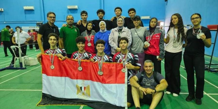 مصر تحصد فضية وبرونزية بختام منافسات الريشة الطائرة بالبطولة العربية المدرسية