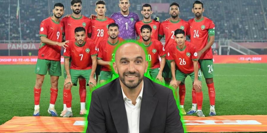 وليد الركراكي يُوجه رسالة للاعبي المنتخب المغربي المحلي