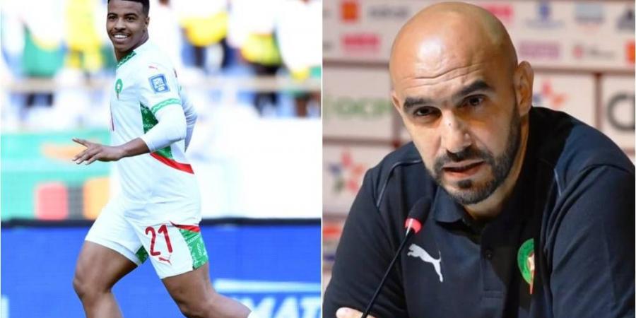 الركراكي: "عندما تمنح القميص لإيغامان فإنه يجيبك.. يملك الموهبة ولديه مستقبل كبير مع المنتخب وفريقه"