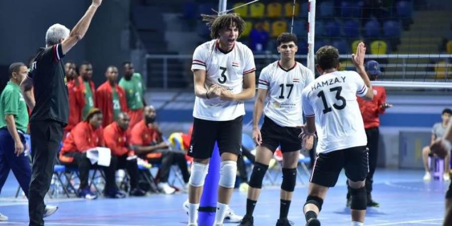 مصر تتوج ببطولة إفريقيا لشباب الكرة الطائرة على حساب الكاميرون