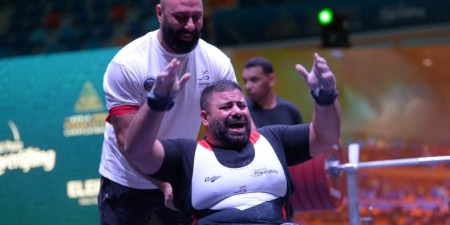 هانى عبد الهادي يحرز فضية بطولة العالم لرفع الأثقال البارالمبية