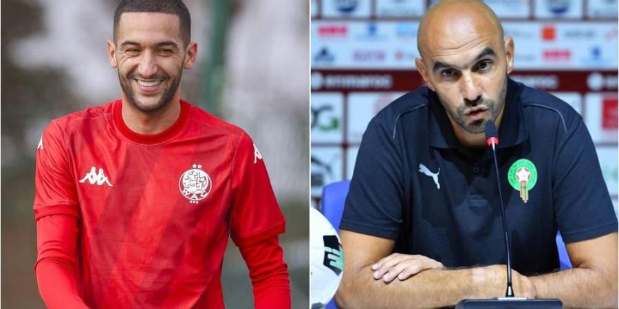 الركراكي عن انتقال زياش للوداد: "أي شخص سيكون سعيدا برؤية حكيم في الملعب ونتمنى الآن أن يعود لمستواه المعهود"