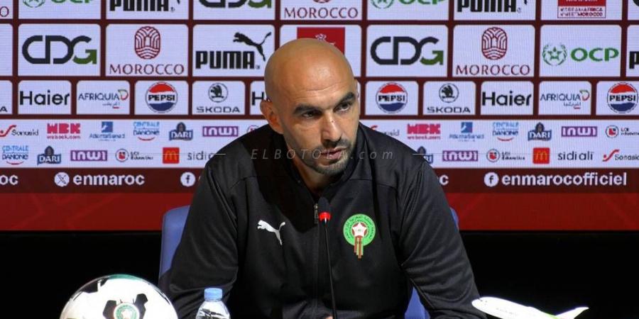 الركراكي: "إقامة كأس العرب قبل 'الكان' أمر غير منطقي والأولوية ستكون دائمًا للمنتخب الأول"