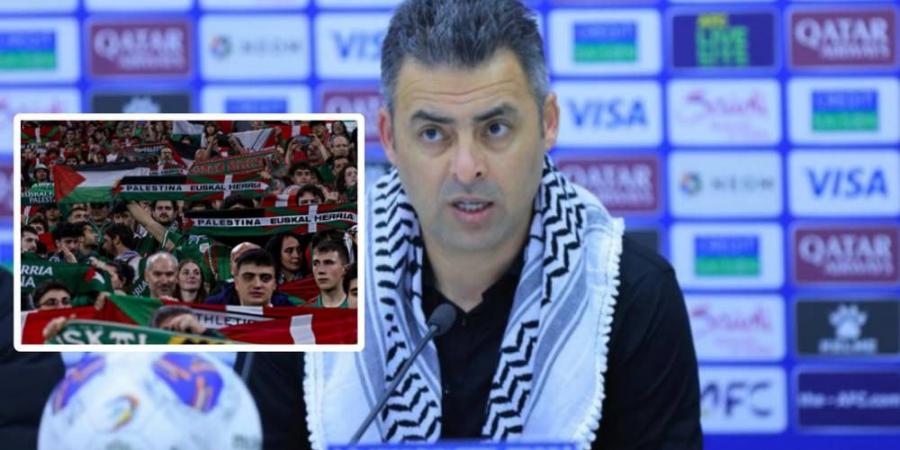 مدرب فلسطين: "بكيت لأول مرة أثناء النشيد الوطني في مباراتنا أمام الباسك.. إنه أحد أجمل أيام حياتي"