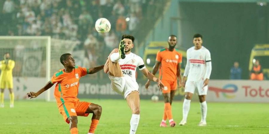 الزمالك يحسم الشوط الأول أمام زيسكو بالتقدم بهدف الجزيري