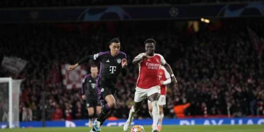 التشكيل الرسمي لمباراة أرسنال وبايرن ميونخ في دوري الأبطال.. كين ضد ساكا