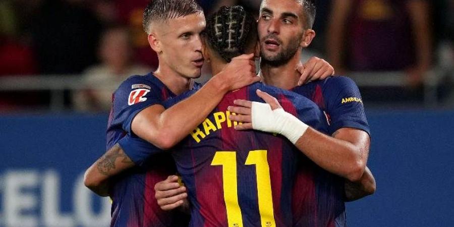 ليفاندوفسكي ويامال يقودان هجوم برشلونة لمواجهة ديبورتيفو ألافيس في الدوري الإسباني