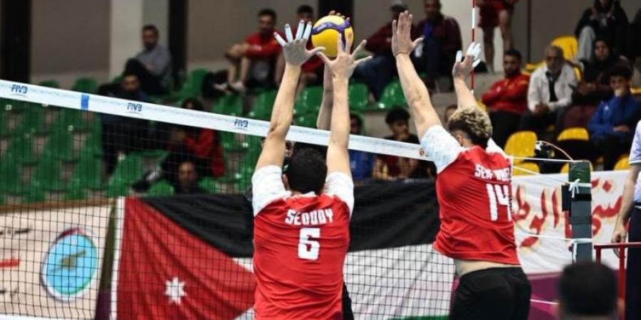 مصر تفوز على الأردن في بطولة كأس التحدي العربي للطائرة