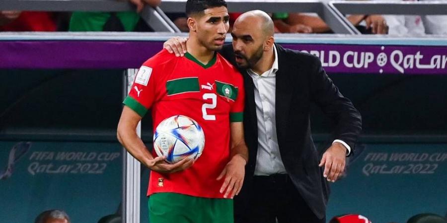 الركراكي: "حكيمي يعمل بجد منذ إصابته ونأمل أن يكون جاهزا للمباراة الأولى في 'الكان' ضد جزر القمر"