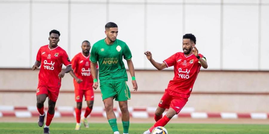 الرجاء الرياضي ينهزم وديا أمام الوحدة ضمن معسكره الإعدادي في السعودية (2-0)