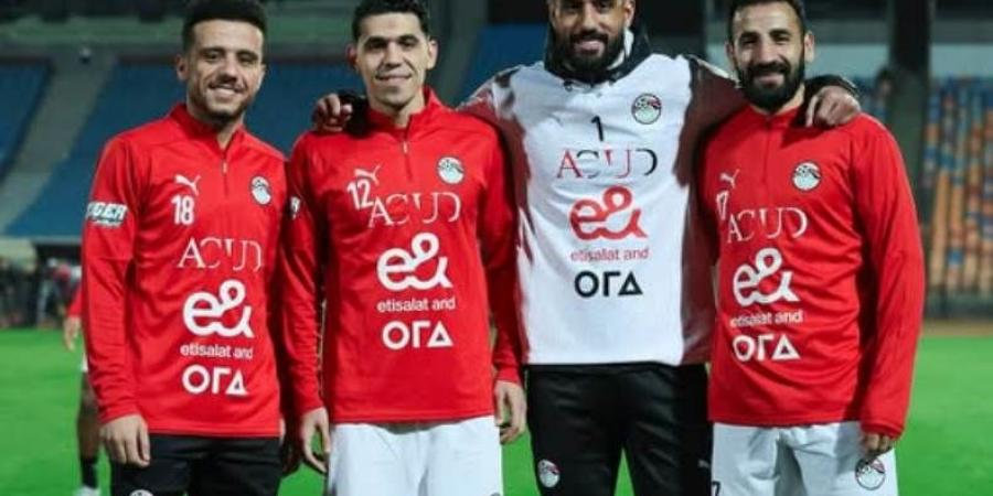 رباعي بيراميدز ومصطفى محمد ينتظمون في تدريبات منتخب مصر قبل ودية نيجيريا