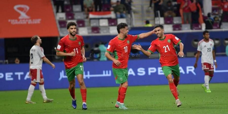 المنتخب المغربي يبلغ نهائي كأس العرب بفوزه على الإمارات (3-0) وينتظر الفائز من مباراة السعودية والأردن