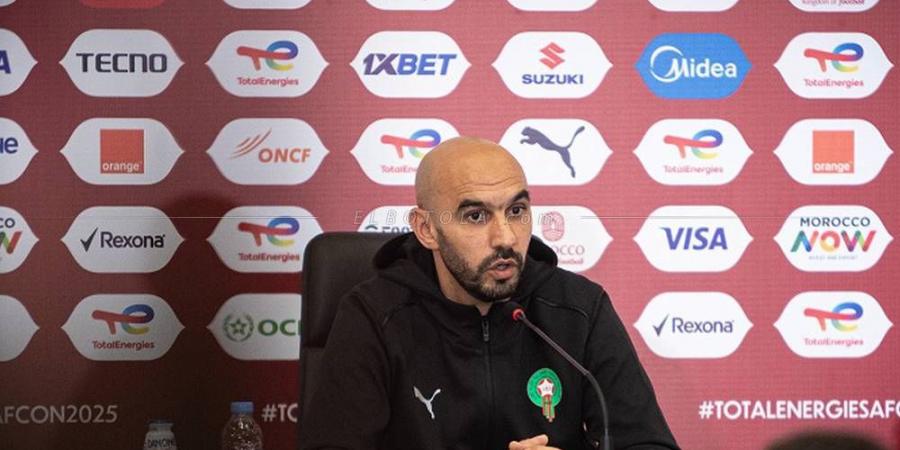 الركراكي يدعو الجماهير إلى تشجيع قوي ومتواصل في المباراة الافتتاحية لكأس أفريقيا أمام جزر القمر