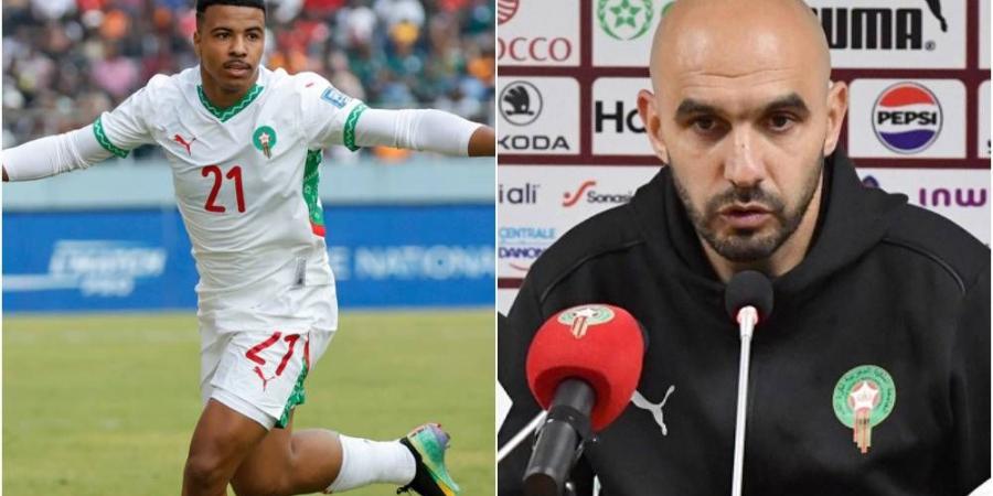 الركراكي: "إيغامان تدرب بشكل طبيعي هذا الأسبوع وهدفي الاعتماد عليه لبقية البطولة"