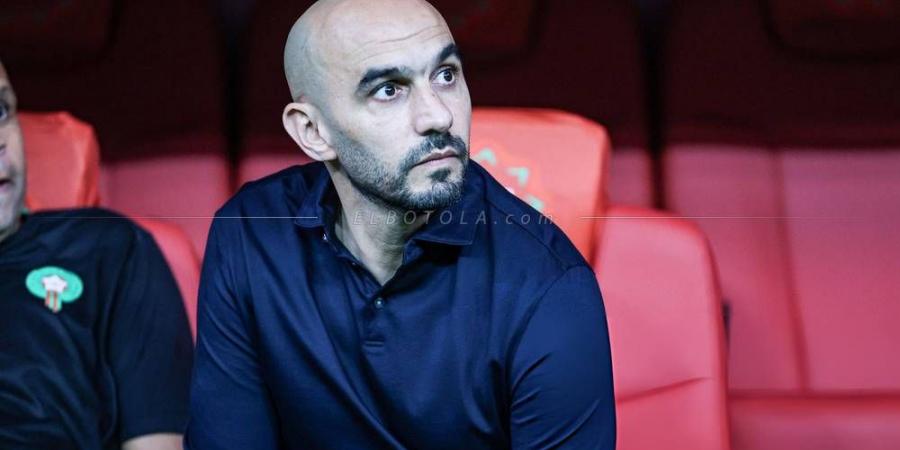 الركراكي: "الحديث عن التحكيم أمر مؤسف وشخصيا أتكلم فقط مع اللاعبين عن الملعب والفوز بالمباراة"